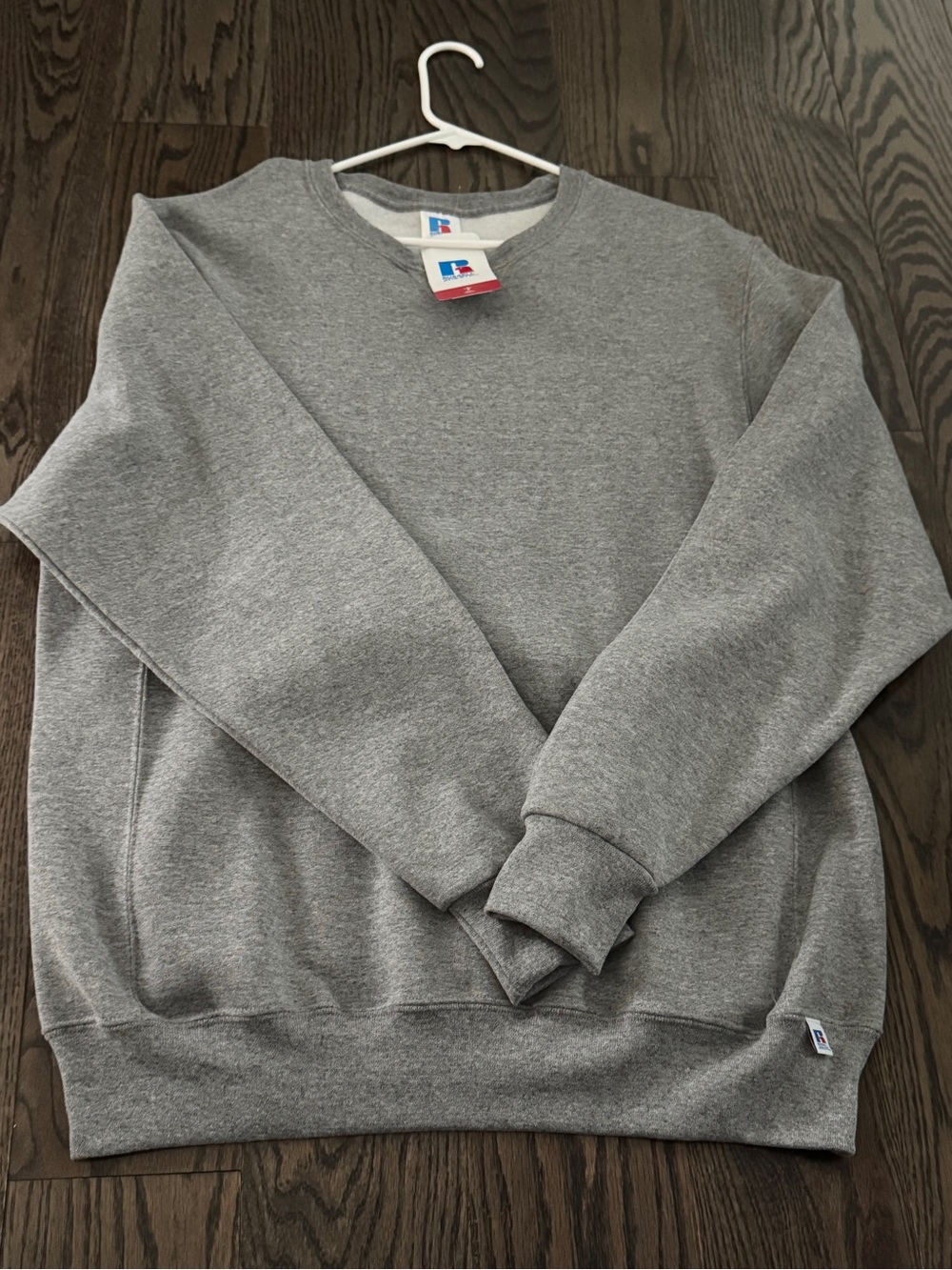 Russell Athletic grey crewneck sweatshirt Size Large BRAND NEW #loungewear #athl